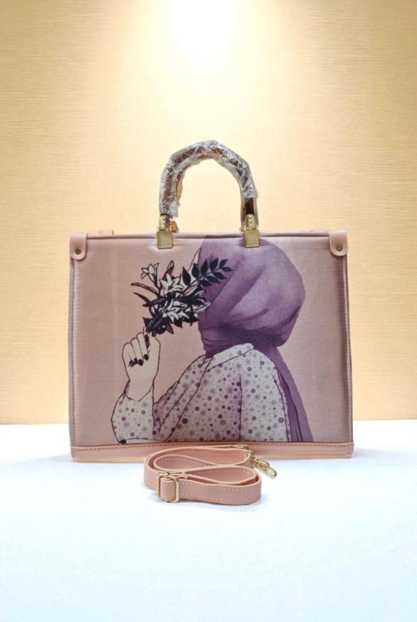 Hijab Girl Printed Bag