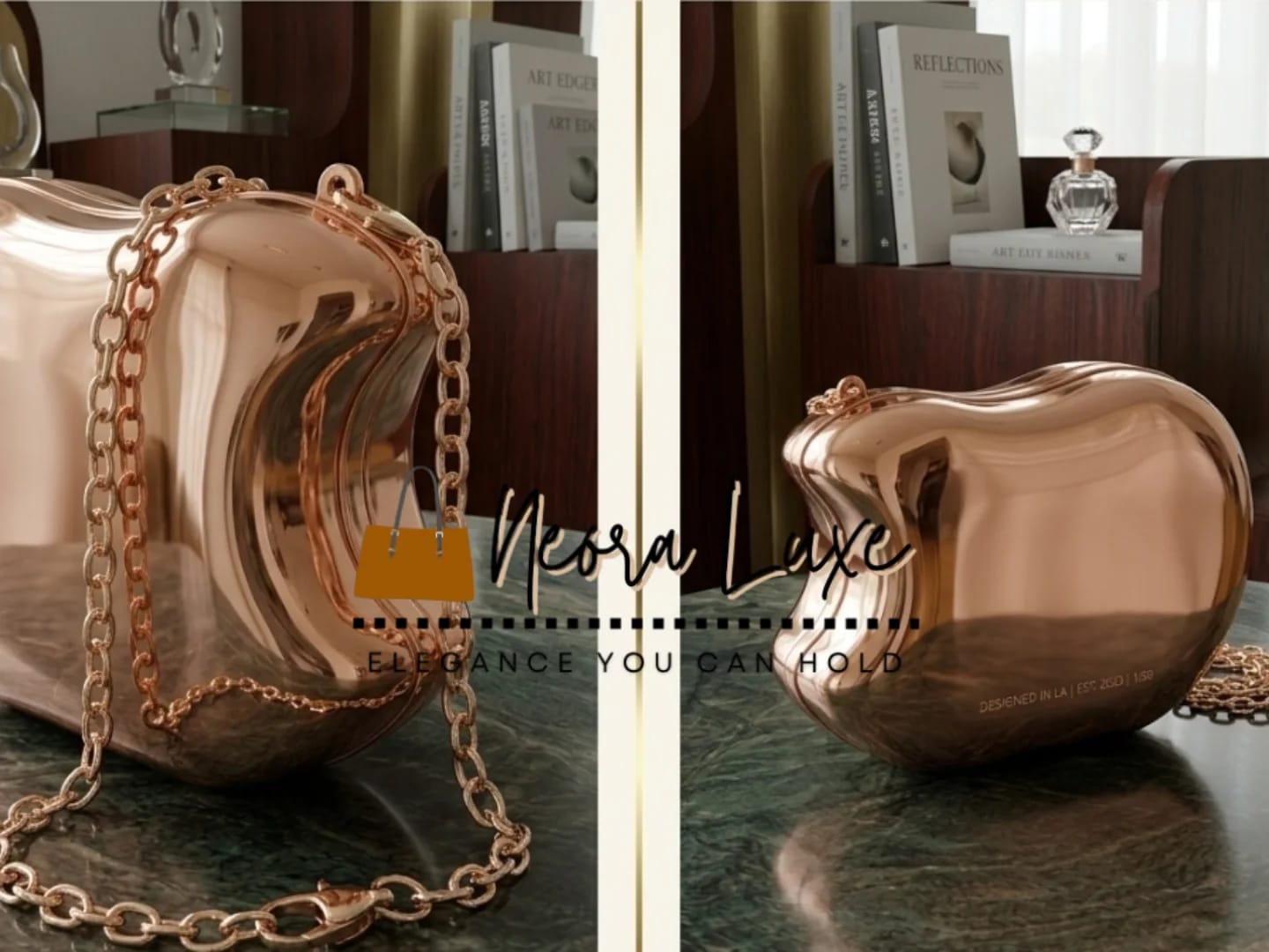 The Rose Gold Abstract Miniature