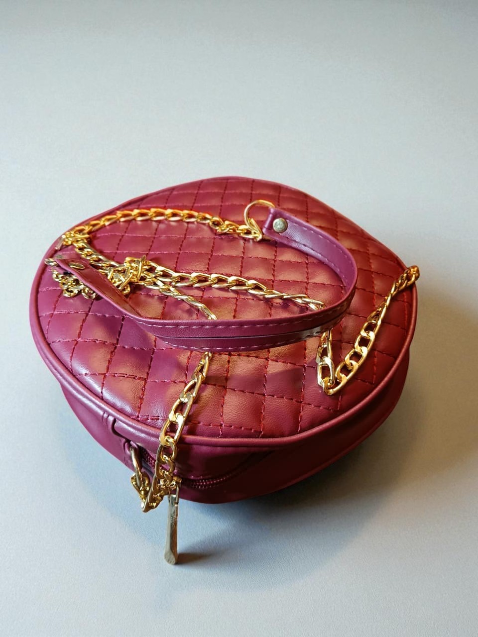 "Sweet Raspberry" Quilted Handbag