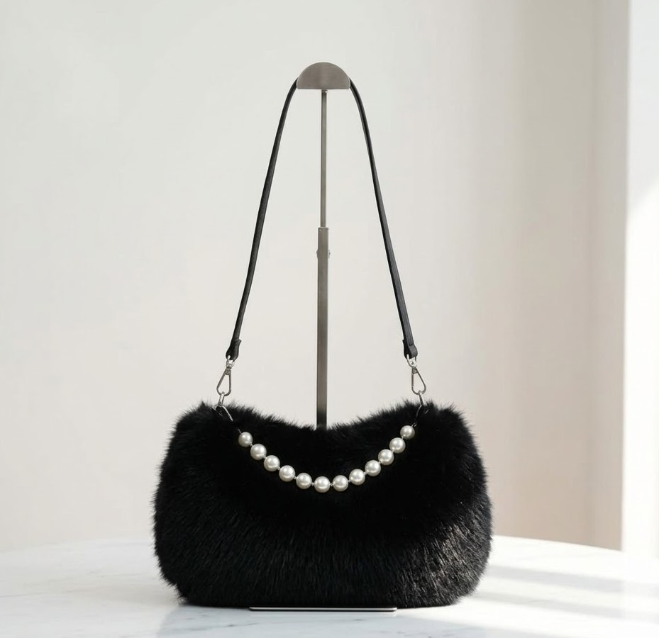 The Noir Belle Pearl Baguette